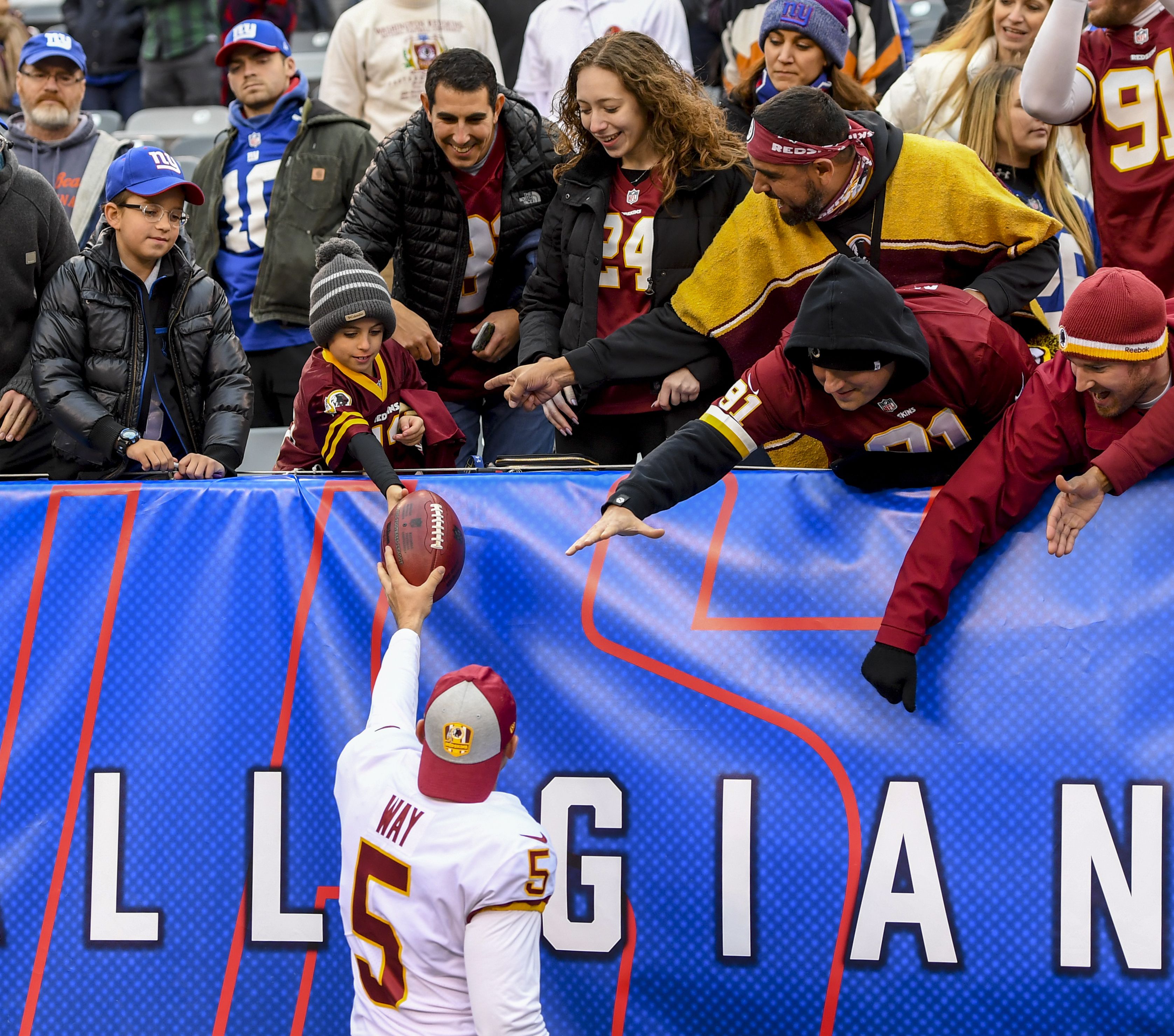 Redskins' Tress Way feeling confident, and a difference