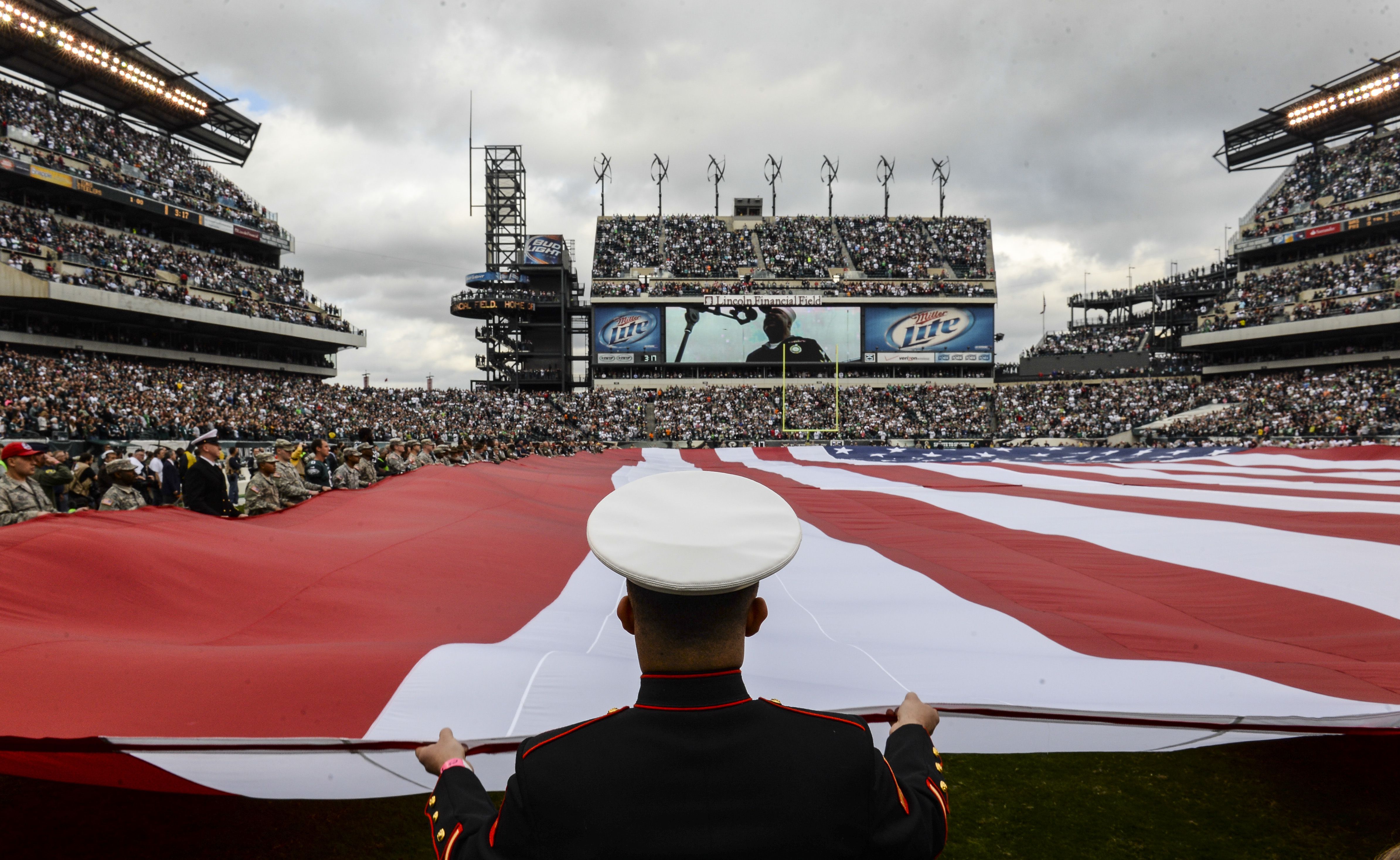 For decades, the NFL wrapped itself in the flag. Now, that's made business  uneasy. - The Washington Post